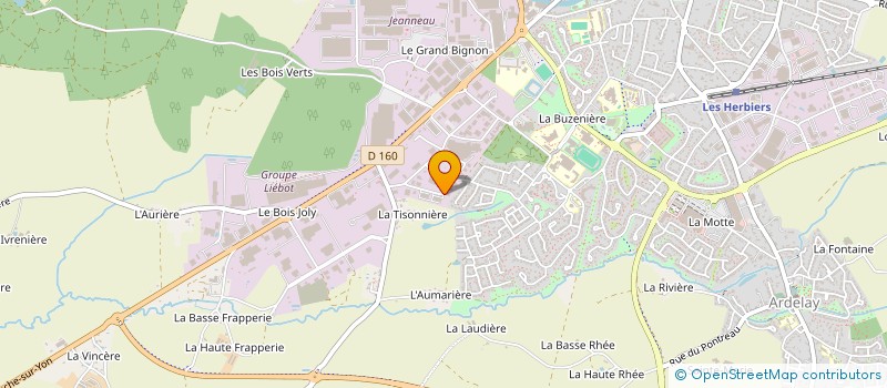 localisation de l'entreprise M.P.L à LES HERBIERS