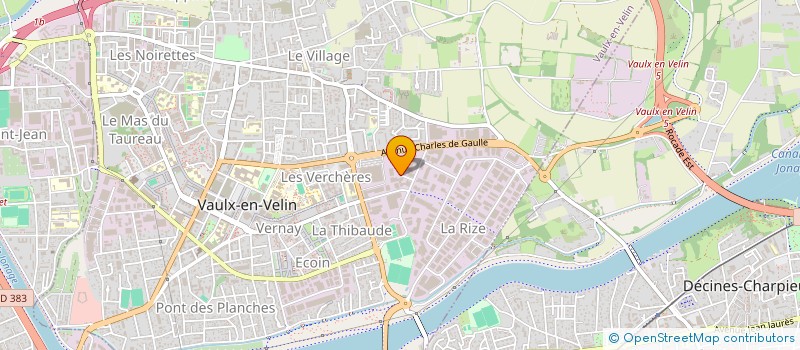localisation de l'entreprise M P L MECANIQUE DE PRECISION à VAULX-EN-VELIN