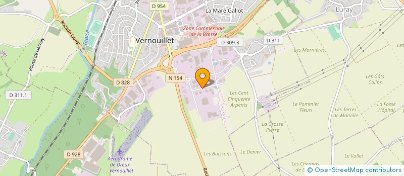 localisation de l'entreprise M.P.L.S. à VERNOUILLET