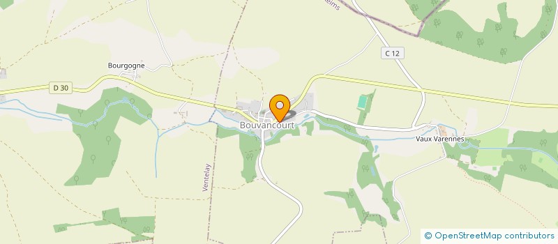 localisation de l'entreprise M-P-M  BOUVANCOURT