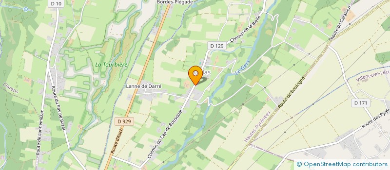 localisation de l'entreprise M.P.M. SPORTS UGLAS  UGLAS