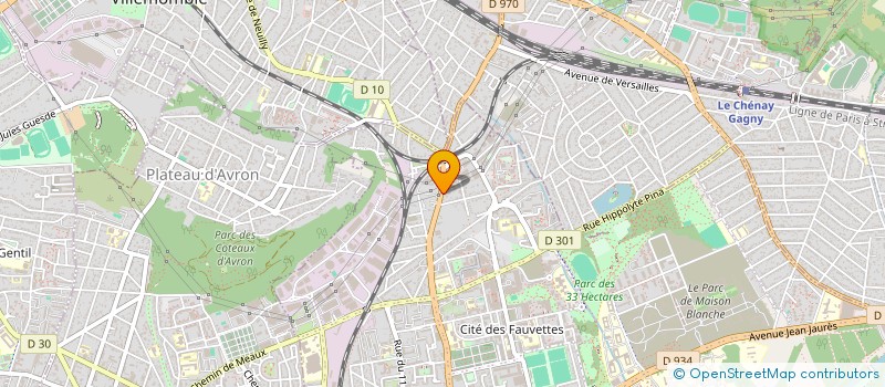 localisation de l'entreprise M P MACONNERIE à NEUILLY-SUR-MARNE