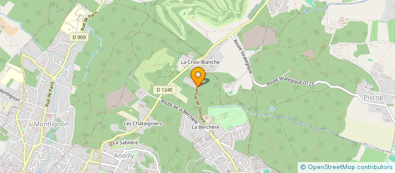 localisation de l'entreprise M&P MARTINS à ANDILLY
