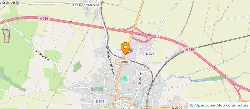 localisation de l'entreprise M.P.N.M  GANNAT