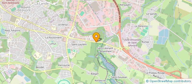 localisation de l'entreprise M.P.P.  SENE