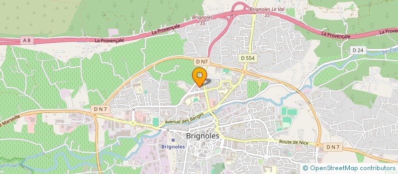 localisation de l'entreprise M.P.P  BRIGNOLES