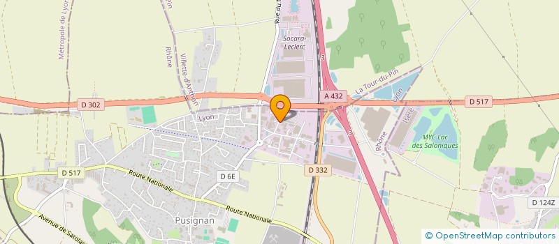 localisation de l'entreprise M P P F  PUSIGNAN