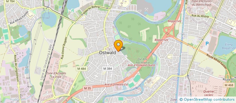 localisation de l'entreprise M P P S  OSTWALD