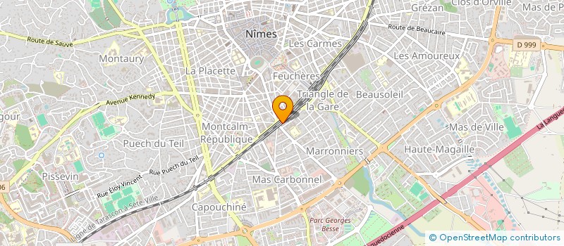 localisation de l'entreprise M & P PRODUCTION  NIMES