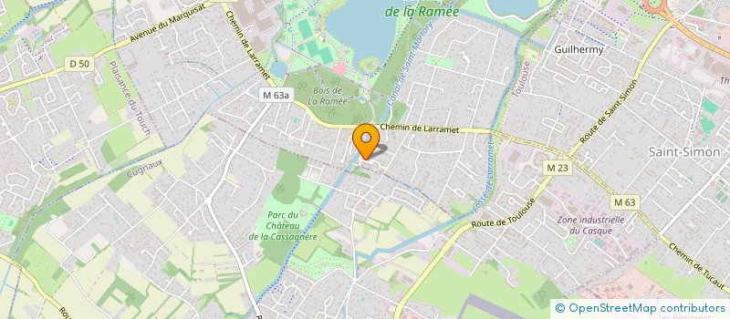 localisation de l'entreprise M.P.Q.A. CONSTRUCTION  TOURNEFEUILLE