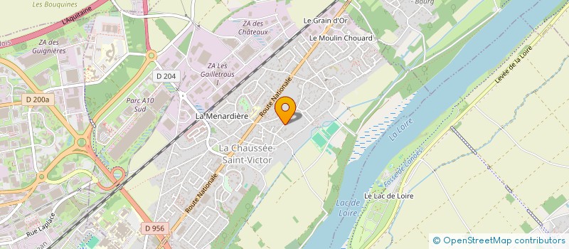 localisation de l'entreprise M P R  LA CHAUSSEE-SAINT-VICTOR