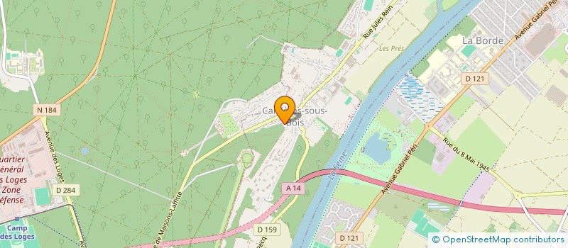 localisation de l'entreprise M.P.R. FRANCE à MESNIL-LE-ROI (LE)