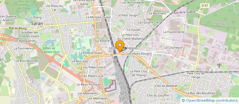 localisation de l'entreprise M P S à SARAN