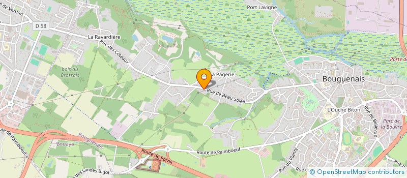 localisation de l'entreprise M.P.S. à BOUGUENAIS