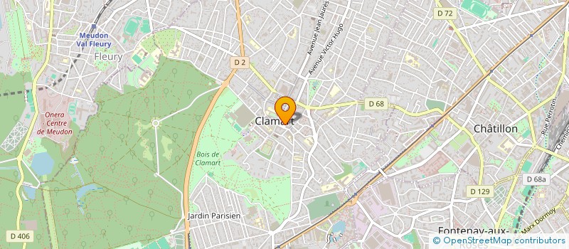localisation de l'entreprise M.P.S.E à CLAMART