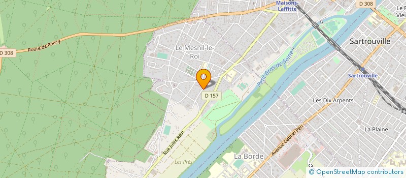 localisation de l'entreprise M.P. TECHNOLOGIE  LE MESNIL-LE-ROI