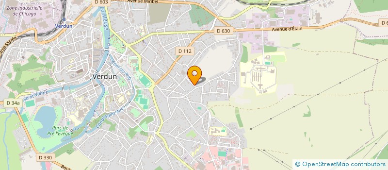 localisation de l'entreprise M.P.V.S à VERDUN