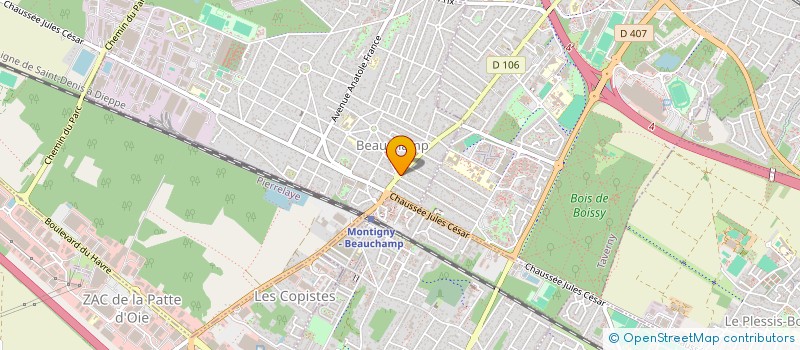 localisation de l'entreprise M.P. VERDUN  BEAUCHAMP