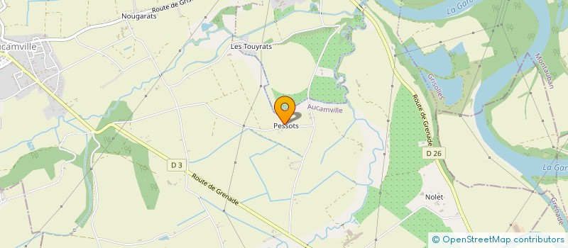 localisation de l'entreprise M.P VISENTIN à VERDUN-SUR-GARONNE