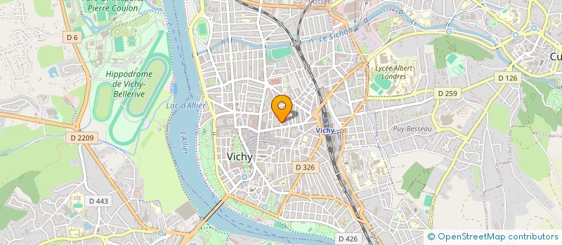 localisation de l'entreprise M.P.Z. à VICHY