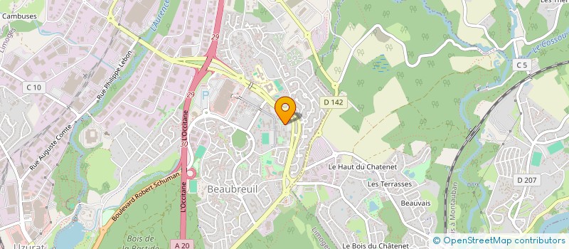 localisation de l'entreprise M'PARANO.LIMOGES à LIMOGES