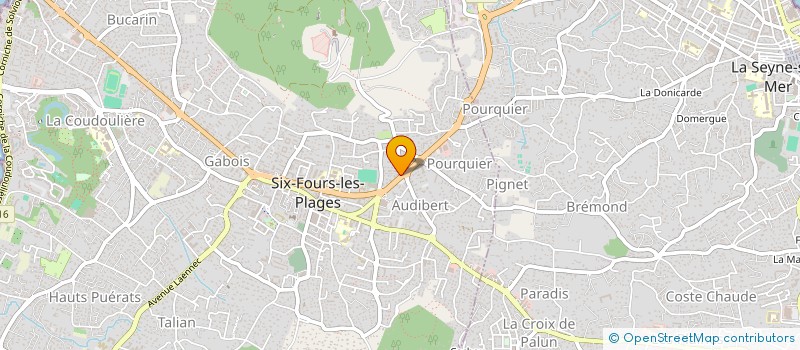 localisation de l'entreprise M PARAY ET M GIUGIARA à SIX-FOURS-LES-PLAGES