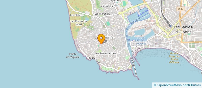 localisation de l'entreprise M PATRIMOINE à LES SABLES D'OLONNE