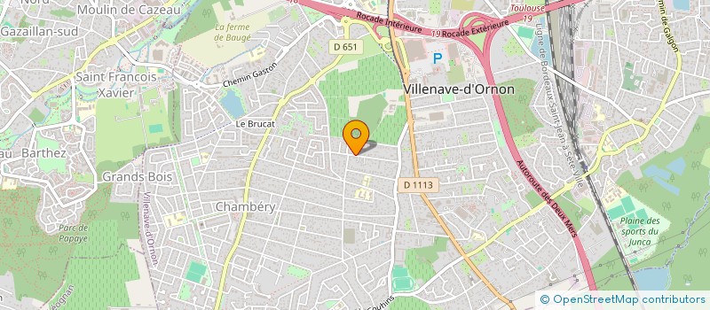 localisation de l'entreprise M PATRIMONIA  VILLENAVE-D'ORNON