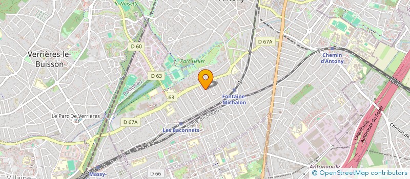 localisation de l'entreprise M PAYSAGE à ANTONY