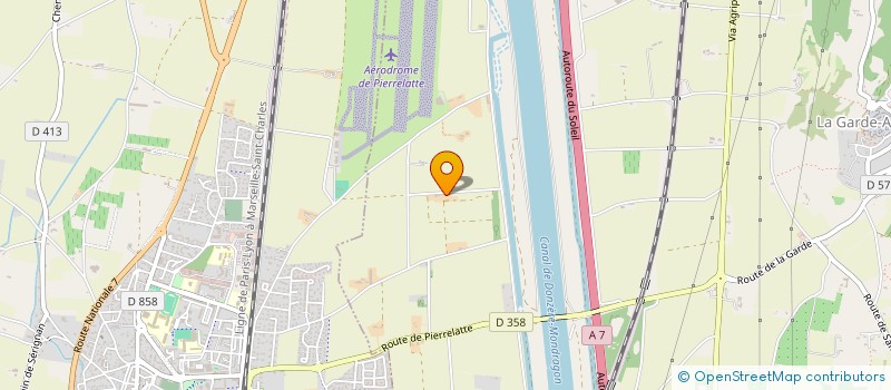 localisation de l'entreprise M PAYSAGE  LA GARDE-ADHEMAR