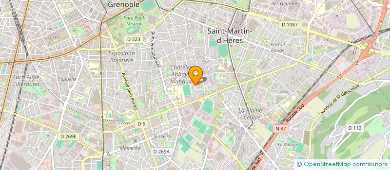 localisation de l'entreprise M PEINTURE & DECORATION  GRENOBLE