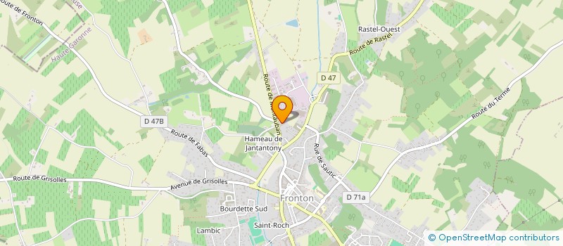 localisation de l'entreprise M PERSPECTIVES  FRONTON