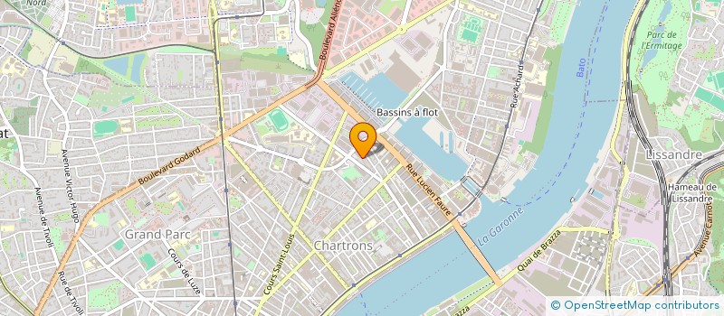 localisation de l'entreprise M PIERRE-XAVIER BARRANGER ET MME JULIE BARRANGER  BORDEAUX