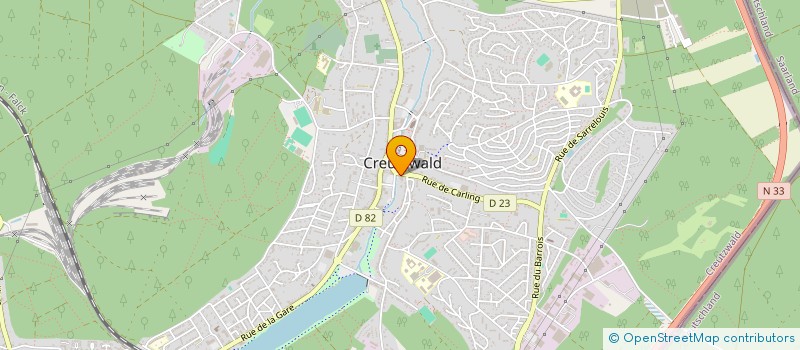 localisation de l'entreprise M. PIONA DAMIEN ET MME PIONA VERONIQUE  CREUTZWALD