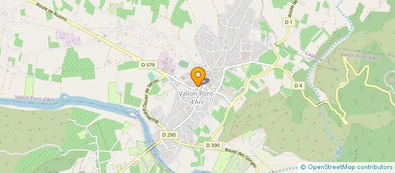 localisation de l'entreprise M PIZZA à VALLON-PONT-D'ARC