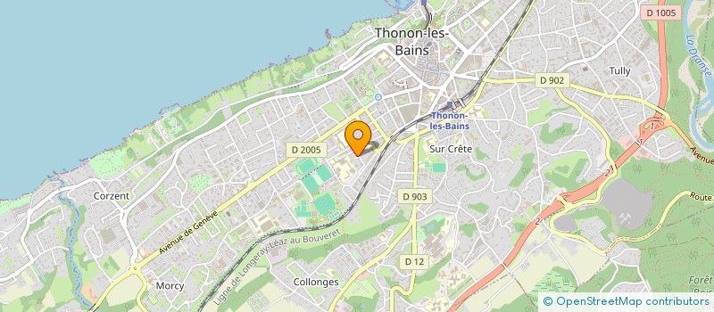 localisation de l'entreprise M PLOMBERIE à THONON-LES-BAINS