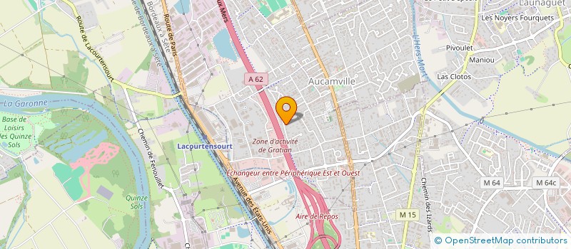 localisation de l'entreprise M PLUS à AUCAMVILLE