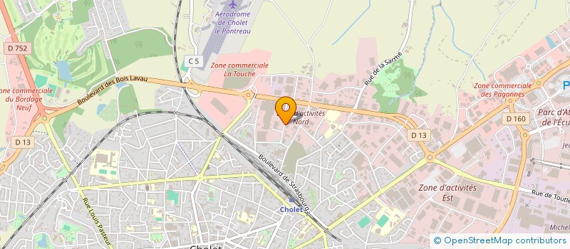 localisation de l'entreprise M PLUS MAINTENANCE ET DEVELOPPEMENT à CHOLET