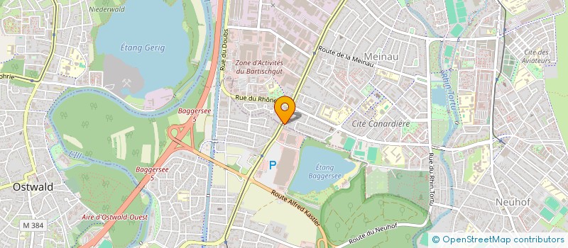 localisation de l'entreprise M.POULET à STRASBOURG