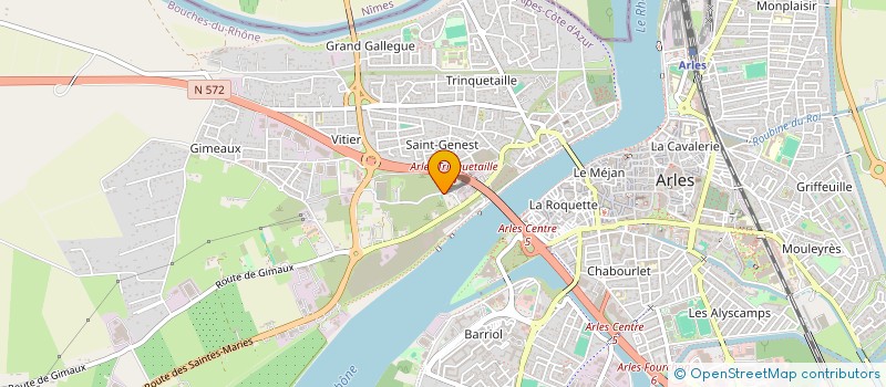 localisation de l'entreprise M POUR LA VIE  ARLES