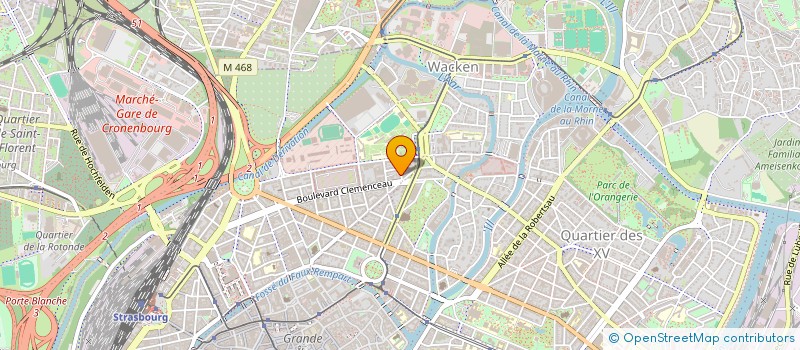 localisation de l'entreprise M-POWER à STRASBOURG