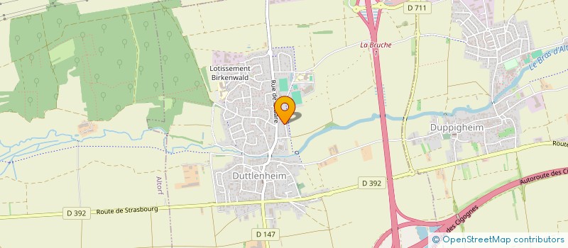 localisation de l'entreprise M&PP  DUTTLENHEIM
