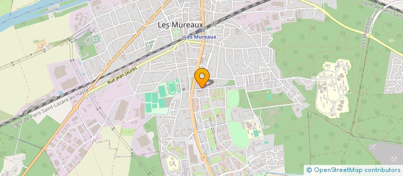 localisation de l'entreprise M PROD à LES MUREAUX