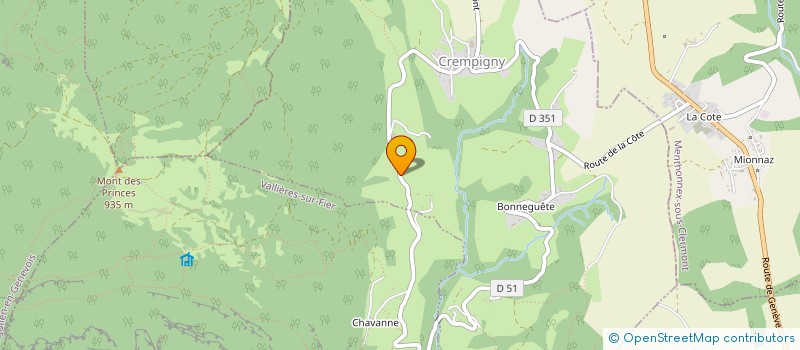 localisation de l'entreprise M PRODUCTS  CREMPIGNY-BONNEGUETE