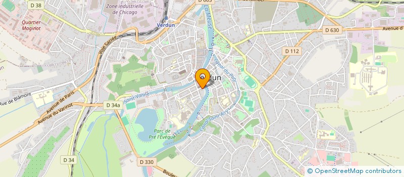 localisation de l'entreprise M PROJECT à VERDUN