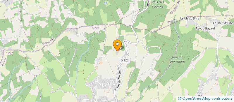 localisation de l'entreprise M PROJECTS  VILLETTE-DE-VIENNE