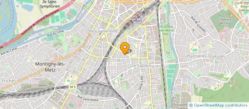 localisation de l'entreprise M PROPERTIES  METZ