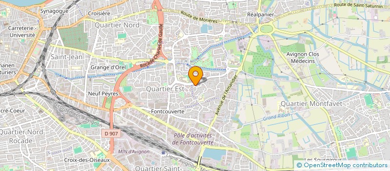 localisation de l'entreprise M PROPRETE  AVIGNON