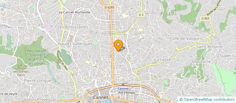 localisation de l'entreprise M-PROTECTION à CANNES