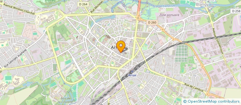 localisation de l'entreprise M.Q.M à ARRAS